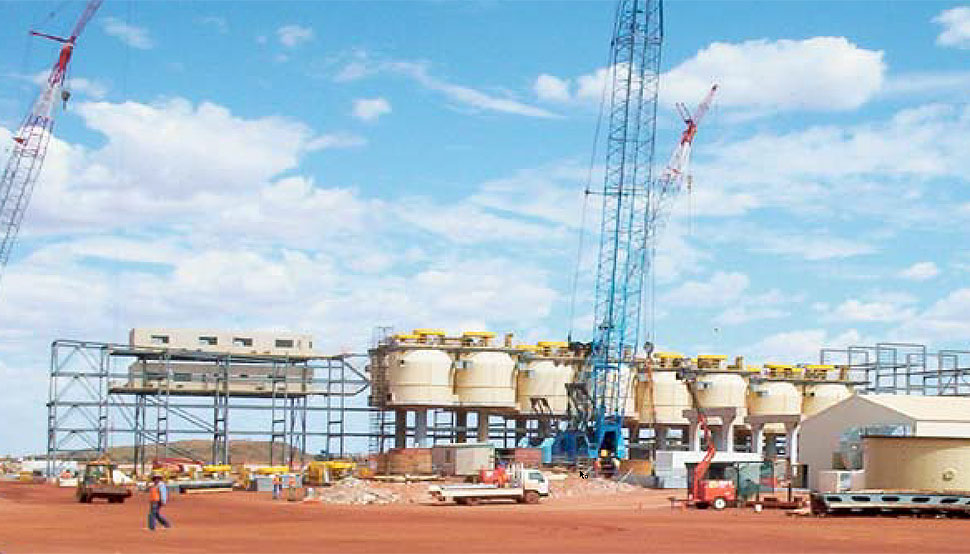 JV Engineering's flotation tanks at Telfer Mine, Boddington, Western Australia were constructed using XLERPLATE® steel.